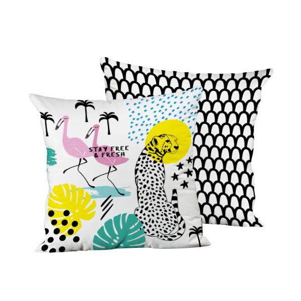 

Подушка декоративная шелковая Presentville Stay free & fresh 45x45 см