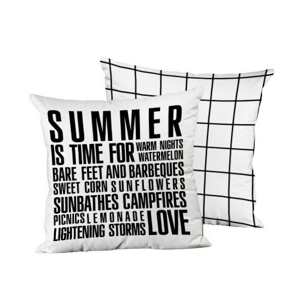 

Подушка декоративная шелковая Presentville Summer is time for… 45x45 см