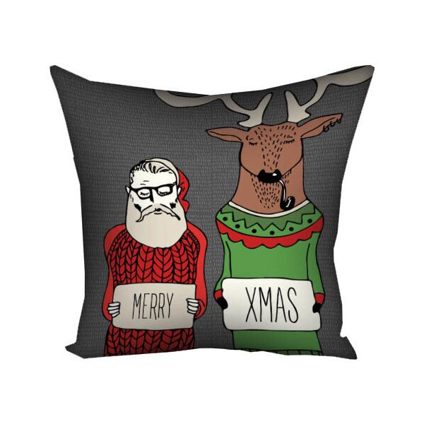 

Подушка с принтом Presentville Merry Xmas 40x40 см