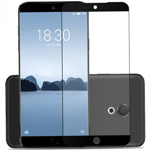 

MEIZU M15 Lite (0.3 мм, 2.5D, с чёрным Silk Screen покрытием) (23548)