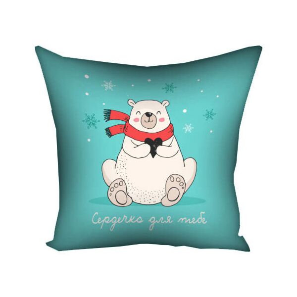 

Подушка с принтом Presentville Сердечко для тебе 40x40 см