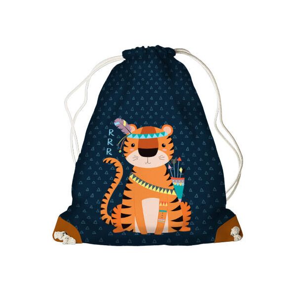 

Рюкзак-мешок MINI Presentville Тигр-индеец 26x36 см