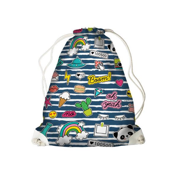 

Рюкзак-мешок MINI Presentville Стикеры 26x36 см