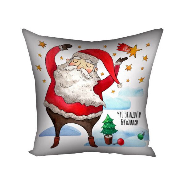 

Подушка с принтом Presentville Час загадати бажання! 40x40 см