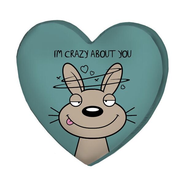 

Подушка сердце 3D Presentville I`m crazy about you 40х40х7,5 см