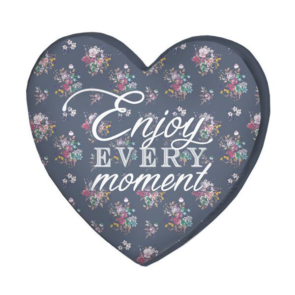 

Подушка сердце 3D Presentville Enjoy every moment 40х40х7,5 см
