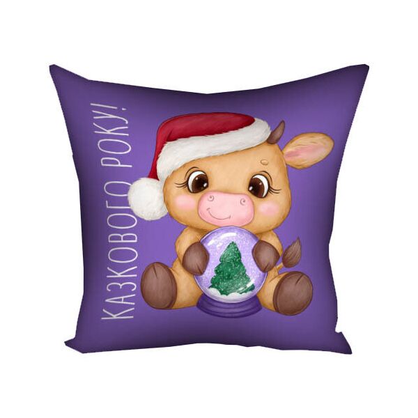 

Подушка с принтом Presentville Казкового року! 40x40 см
