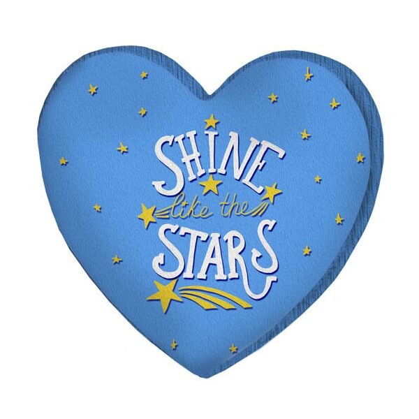 

Подушка сердце 3D Presentville Shine like the stars 40х40х7,5 см