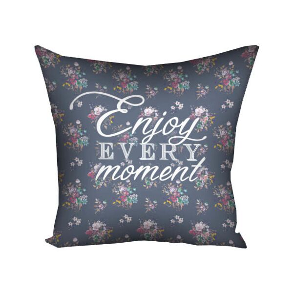 

Подушка с принтом Presentville Enjoy every moment 30x30 см
