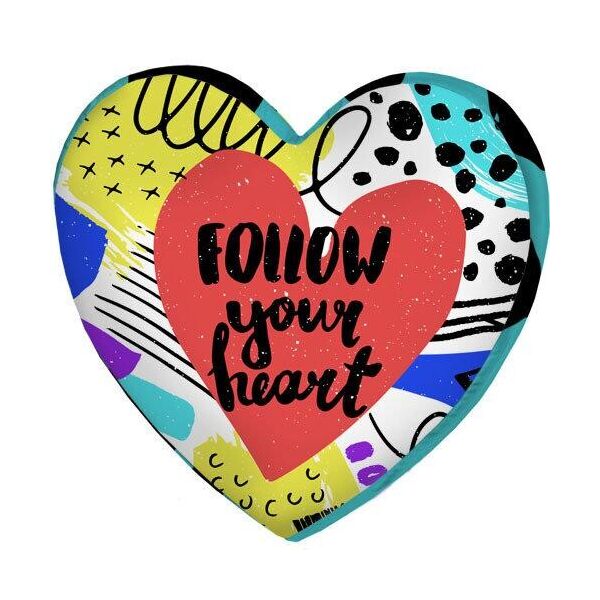 

Подушка сердце 3D Presentville Follow your heart 40х40х7,5 см