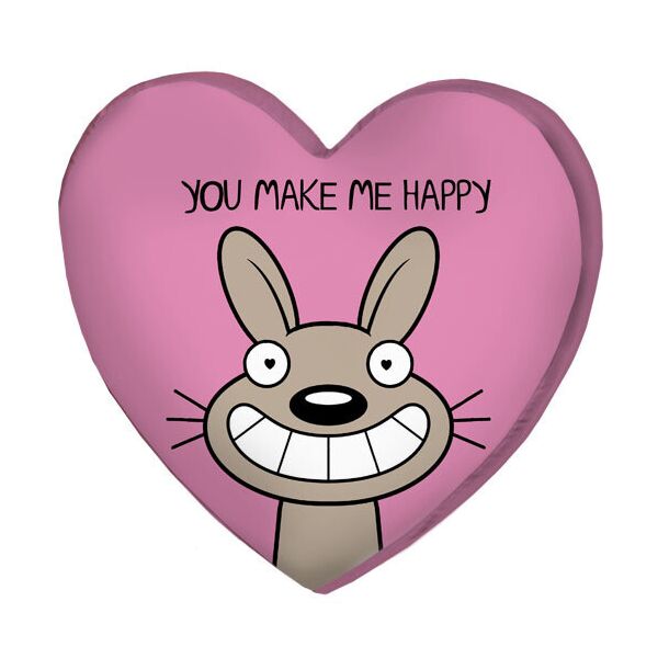 

Подушка сердце 3D Presentville You make me happy 40х40х7,5 см