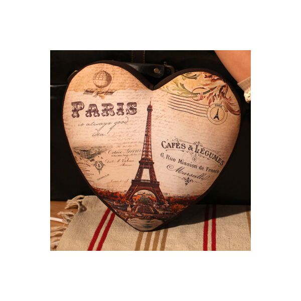 

Подушка сердце 3D Presentville Paris 40х40х7,5 см