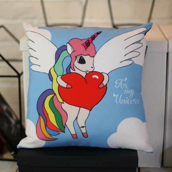 

Подушка с принтом Presentville For my unicorn 30x30 см