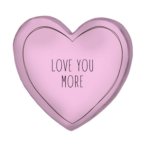

Подушка сердце 3D Presentville Love you more 40х40х7,5 см