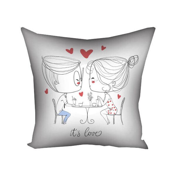 

Подушка с принтом Presentville It`s love 30x30 см