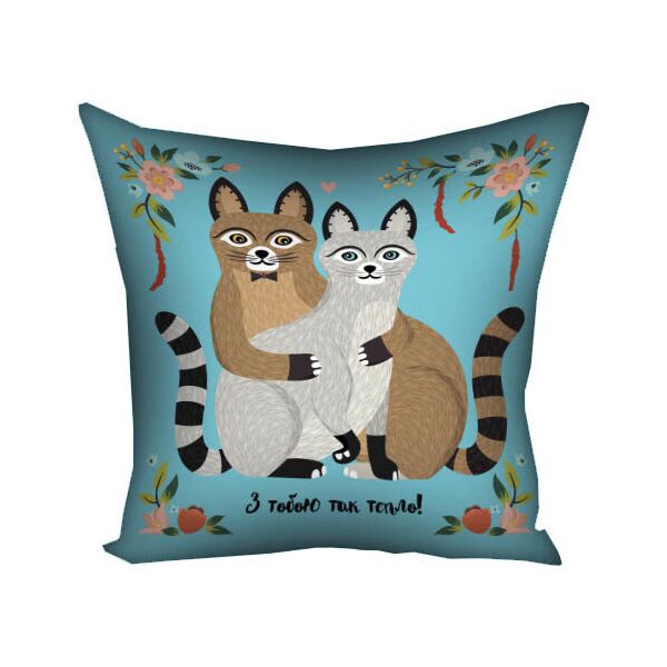 

Подушка с принтом Presentville З тобою так тепло! 30x30 см