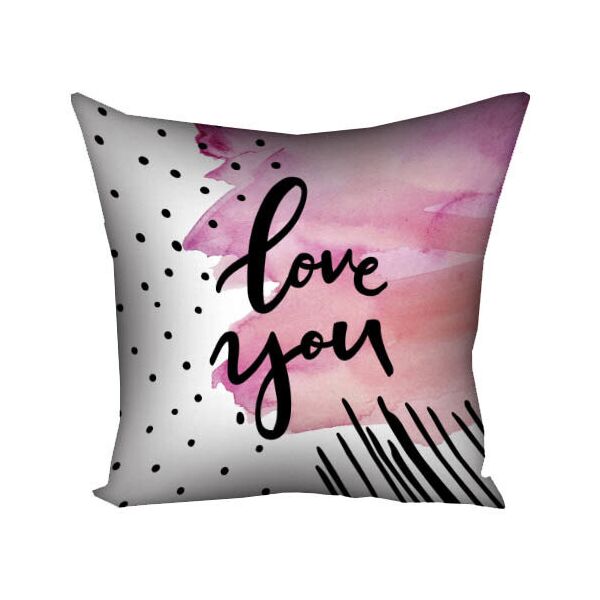 

Подушка с принтом Presentville Love you 30x30 см