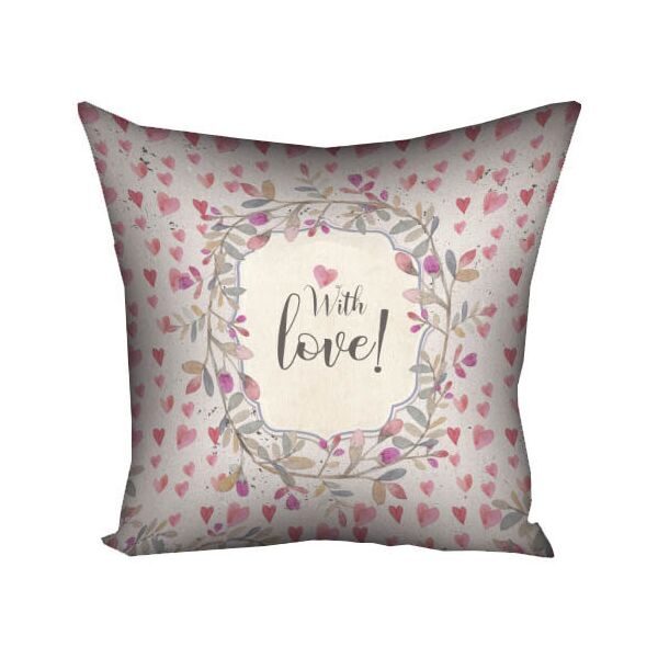 

Подушка с принтом Presentville With love! 30x30 см