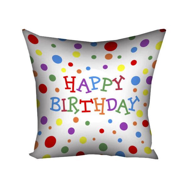 

Подушка с принтом Presentville Happy birthday 30x30 см