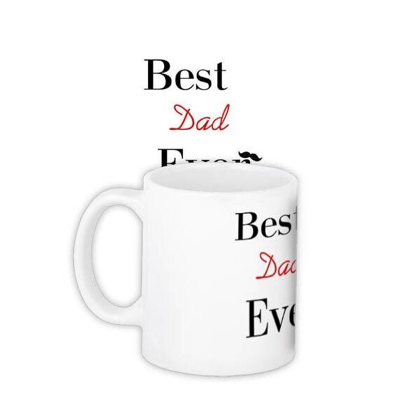 

Кружка с принтом Presentville Best dad ever 330 мл