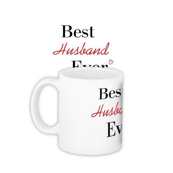 

Кружка с принтом Presentville Best husband ever 330 мл