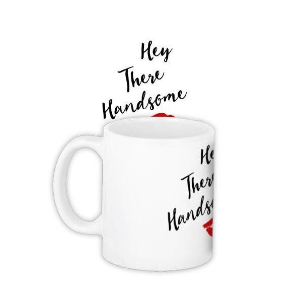 

Кружка с принтом Presentville Hey there handsome 330 мл