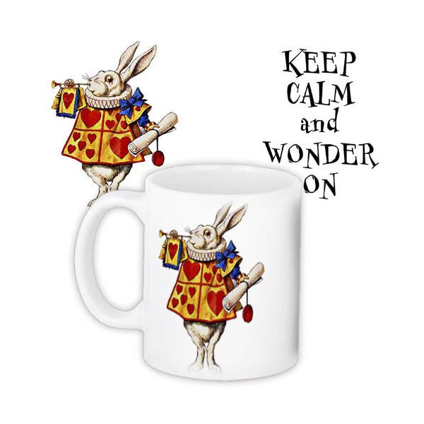 

Кружка с принтом Presentville Keep calm and wonder on 330 мл
