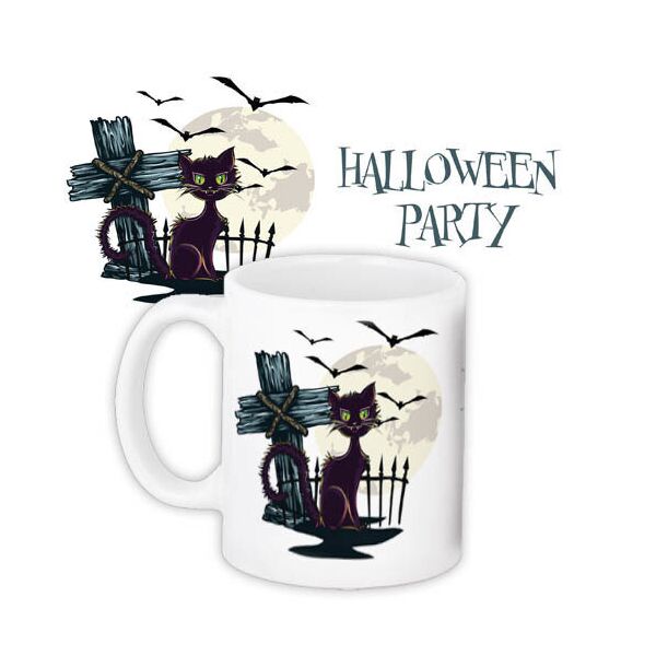 

Кружка с принтом Presentville Halloween party 330 мл