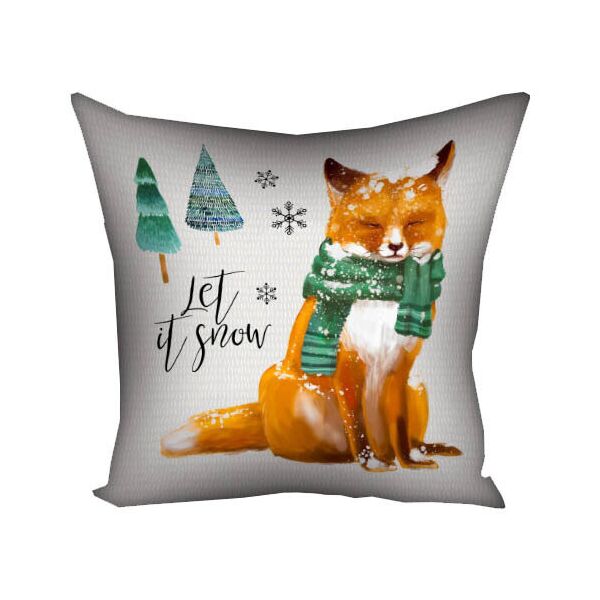 

Подушка с принтом Presentville Let it snow 30x30 см