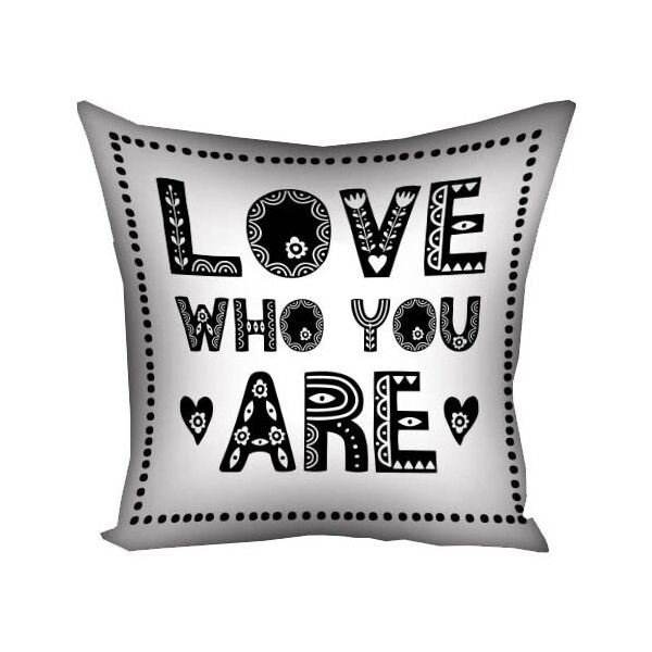 

Подушка с принтом Presentville Love who you are 30x30 см
