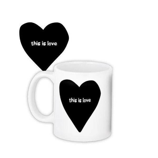 

Кружка с принтом Presentville This is love 330 мл