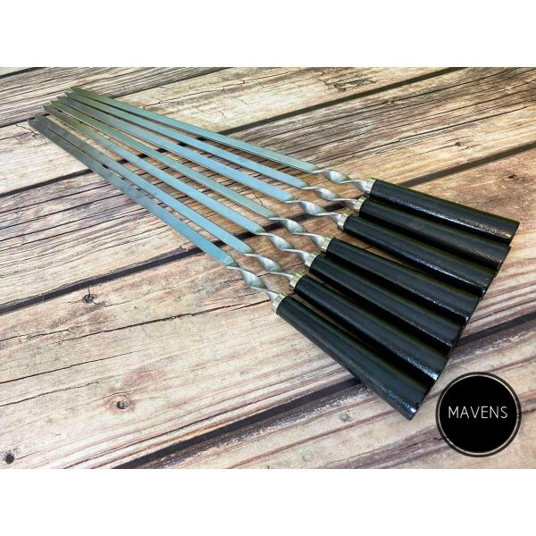 

Набор шампуров Mavens "Клеопатра" с деревянной ручкой, 6 шт