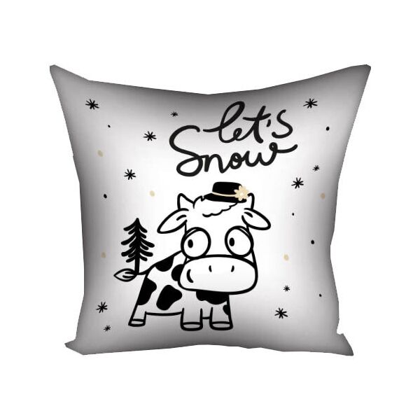 

Подушка с принтом Presentville Let`s snow 30x30 см