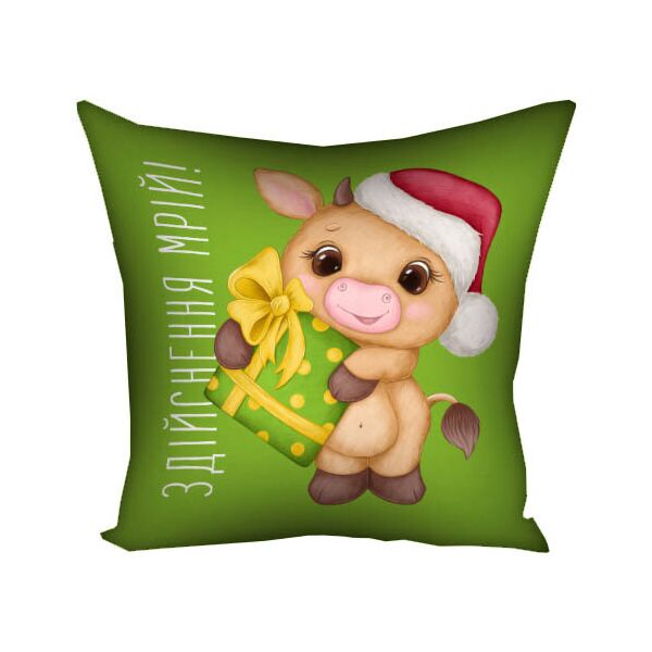 

Подушка с принтом Presentville Здійснення мрій! 30x30 см