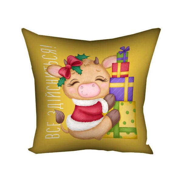 

Подушка с принтом Presentville Все здійсниться! 30x30 см