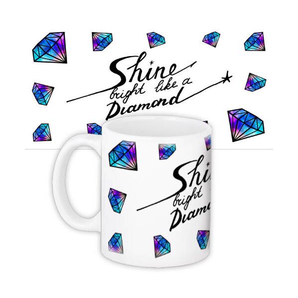 

Кружка с принтом Presentville Shine bright like a diamond 330 мл