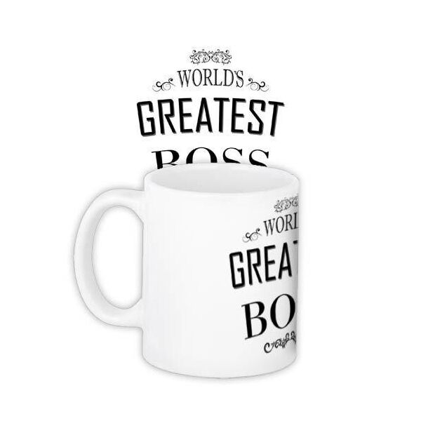 

Кружка с принтом Presentville Greatest boss 330 мл
