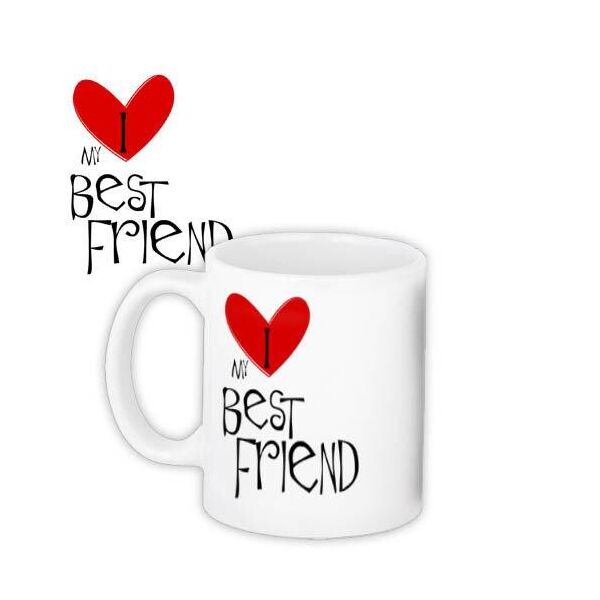 

Кружка с принтом Presentville My best friend 330 мл