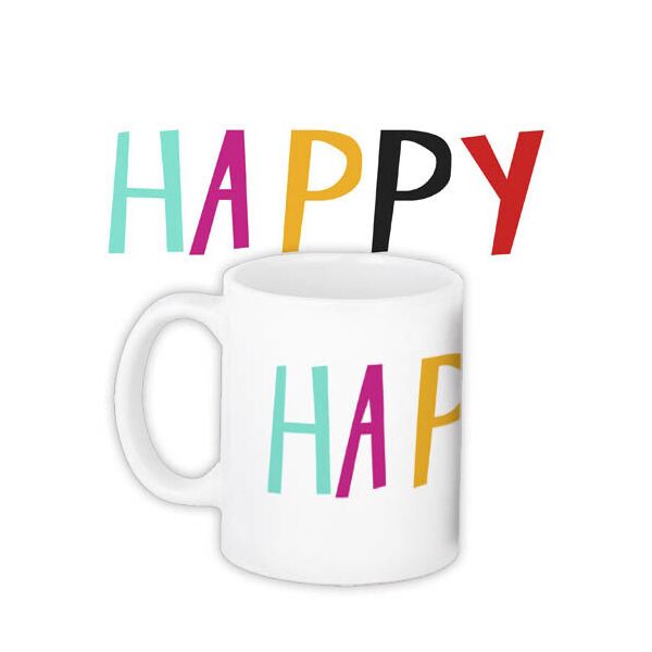 

Кружка с принтом Presentville Happy 330 мл