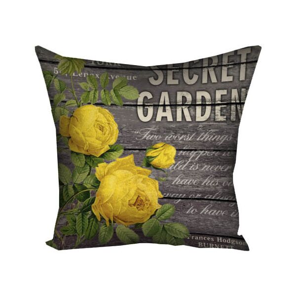 

Подушка с принтом Presentville Secret garden 30x30 см