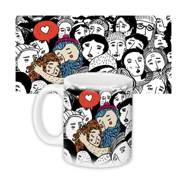 

Кружка с принтом Presentville Love 330 мл