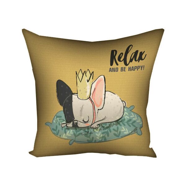 

Подушка с принтом Presentville Relax and be happy! 30x30 см
