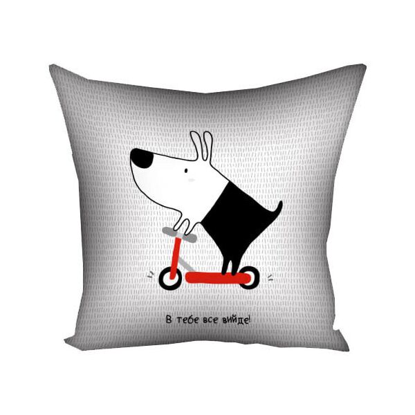 

Подушка с принтом Presentville В тебе все вийде! 30x30 см