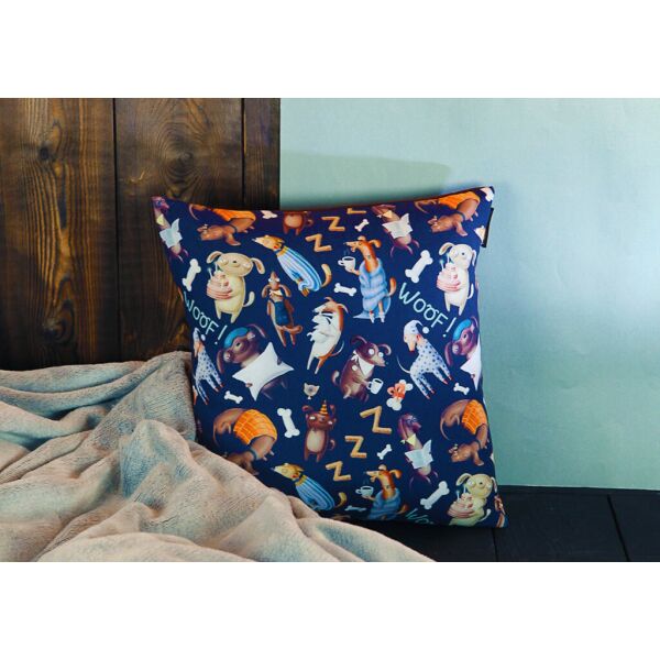 

Подушка с принтом Presentville Woof! 30x30 см