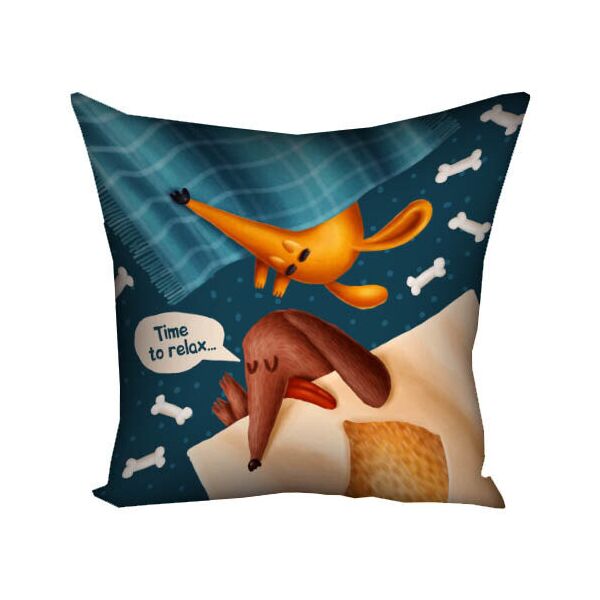 

Подушка с принтом Presentville Time to relax… 30x30 см