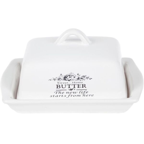 

Масленка керамическая Sweet Home BUTTER 18.5х14.5х11см
