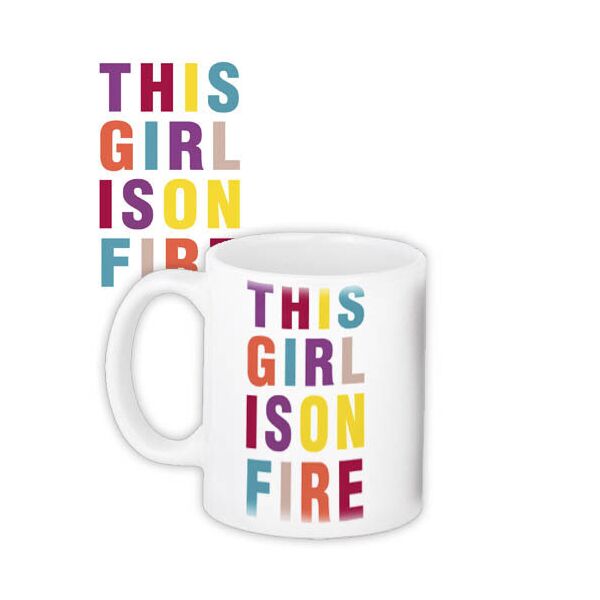 

Кружка с принтом Presentville This girl is on fire 330 мл