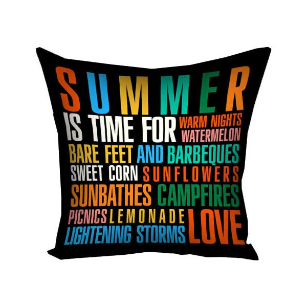 

Подушка с принтом Presentville Summer 30x30 см