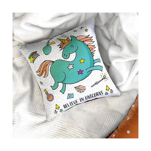 

Подушка с принтом Presentville Believe in unicorns 30x30 см