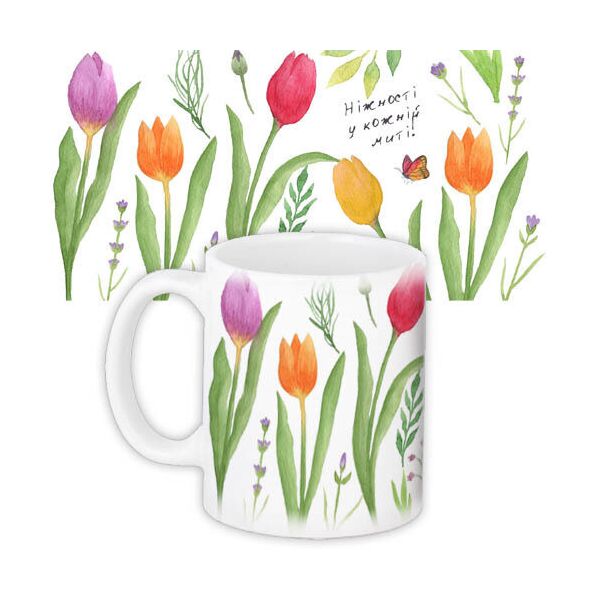 

Кружка с принтом Presentville Нежности в каждом мгновении 330 мл